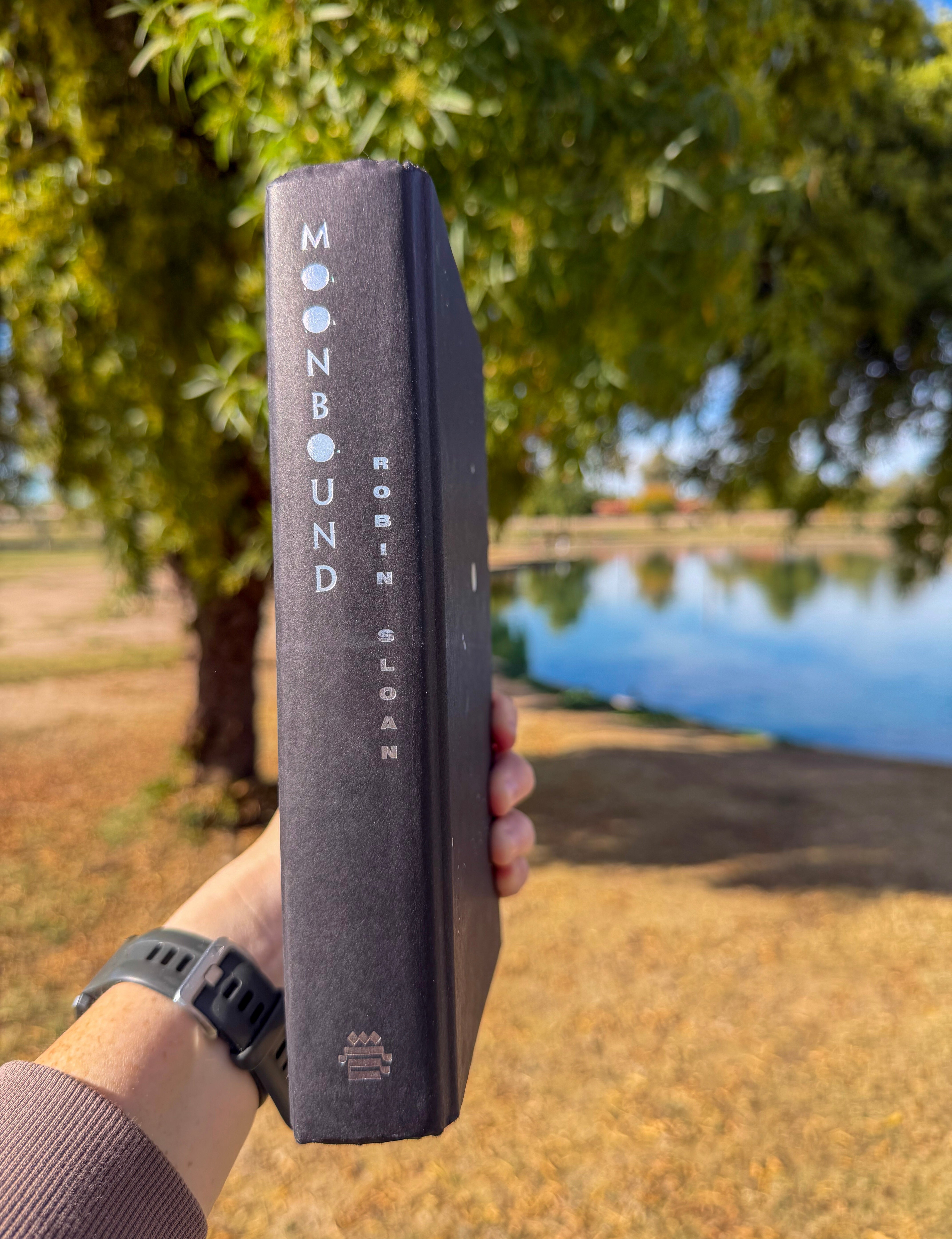 moonbound by robin sloan – far-future sci-fi fantasy adventure | ai, dragons & epic world-building