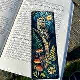 Magical Night Owl Forest Bookmark - Enchanting Owl, Moon and Forest Theme, Perfect for Owl Lovers, Book Lovers, Nature Enthusiasts