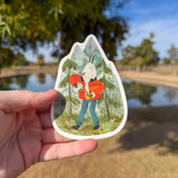 mountain goat coffee sticker