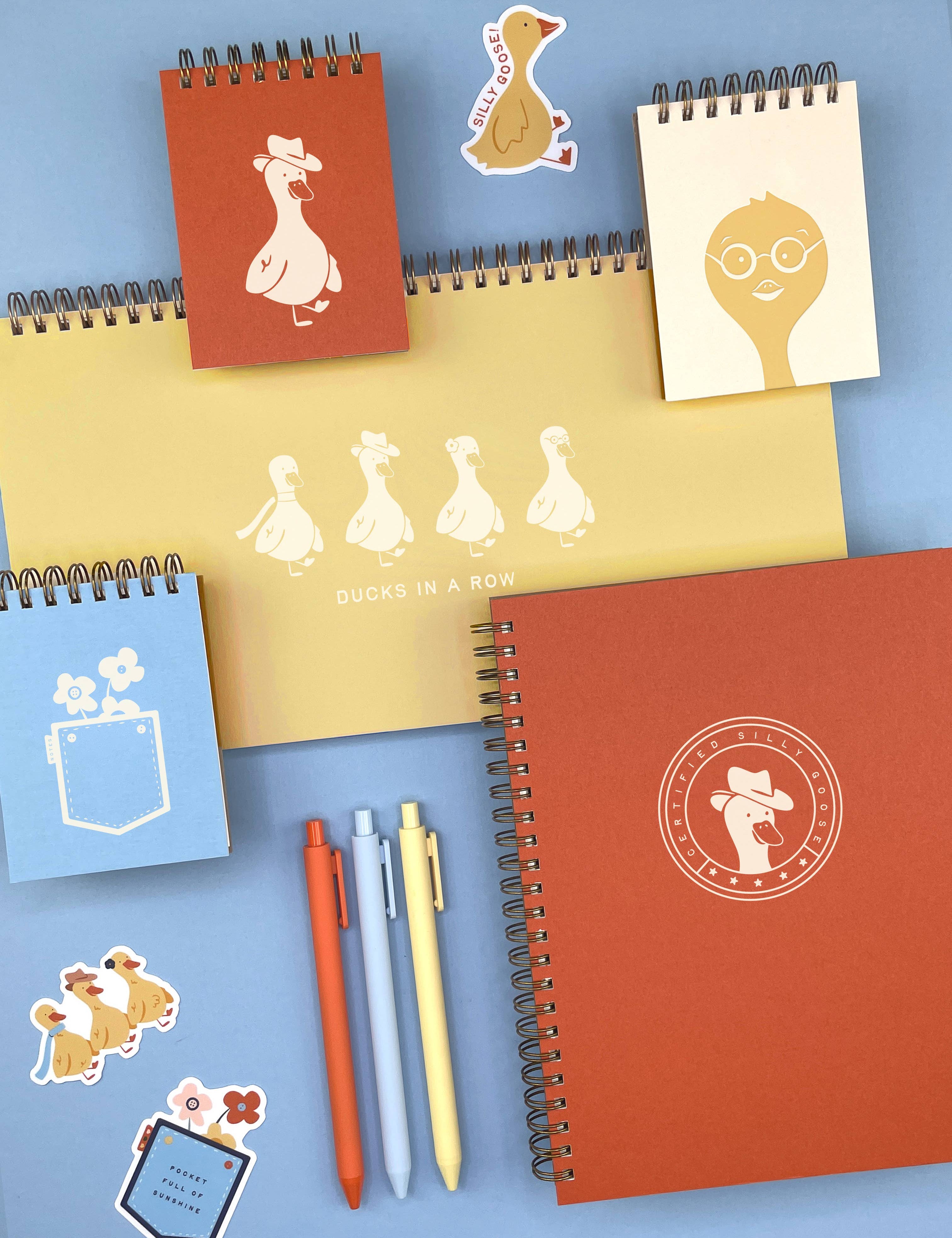 Howdy Duck Mini Jotter Notebook