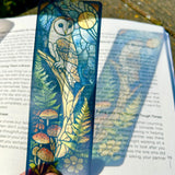 Magical Night Owl Forest Bookmark - Enchanting Owl, Moon and Forest Theme, Perfect for Owl Lovers, Book Lovers, Nature Enthusiasts