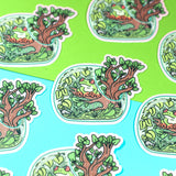 Tree Frog Terrarium Amphibian Pet Vinyl Sticker