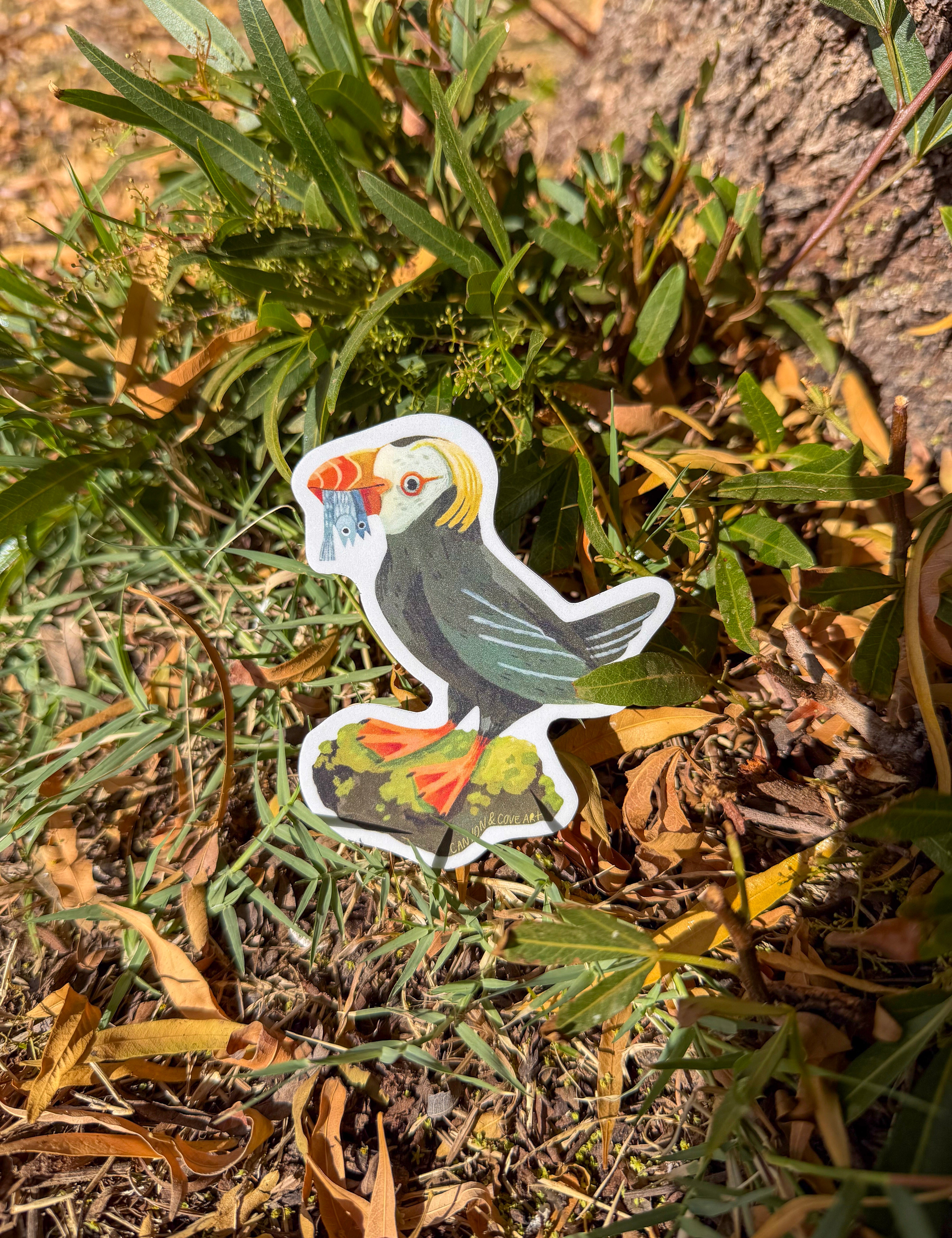 tufted puffin sticker