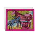 pegasus mom greeting card | mothers day card
