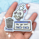 Internet Trash Opossum ~  Sticker