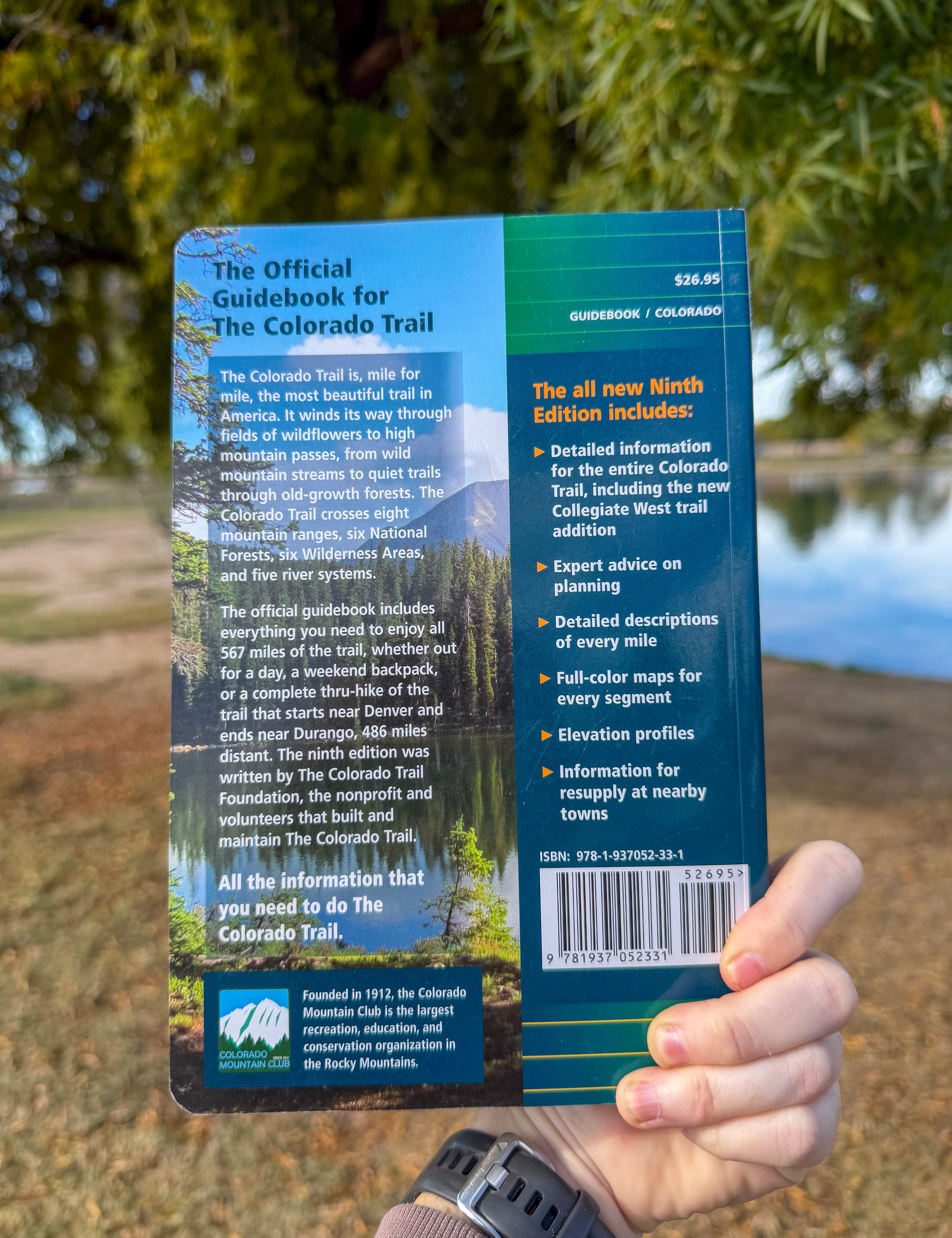 the official colorado trail guide, 9th edition by the colorado trail foundation