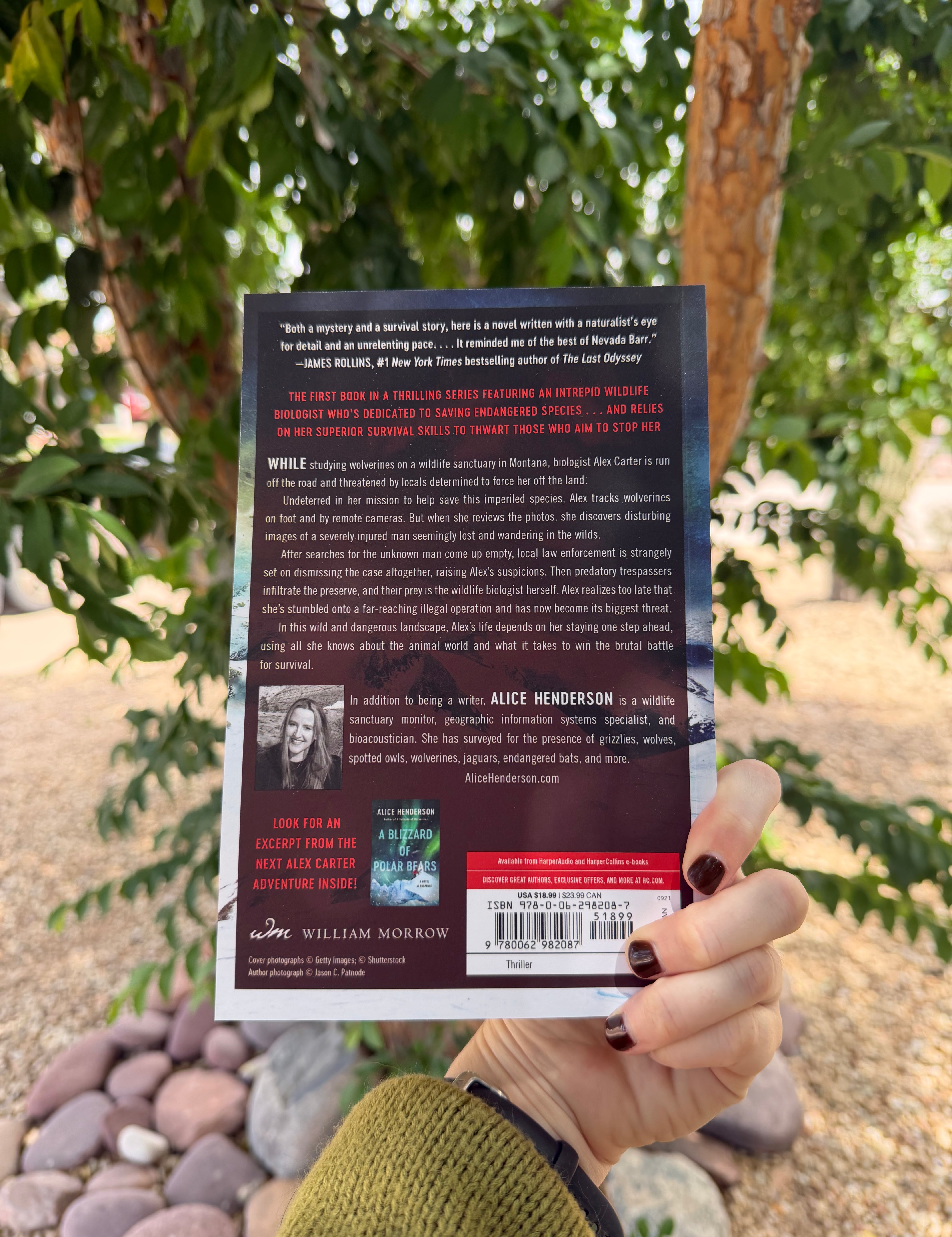 a solitude of wolverines by alice henderson – alex carter series book 1 | wildlife conservation thriller