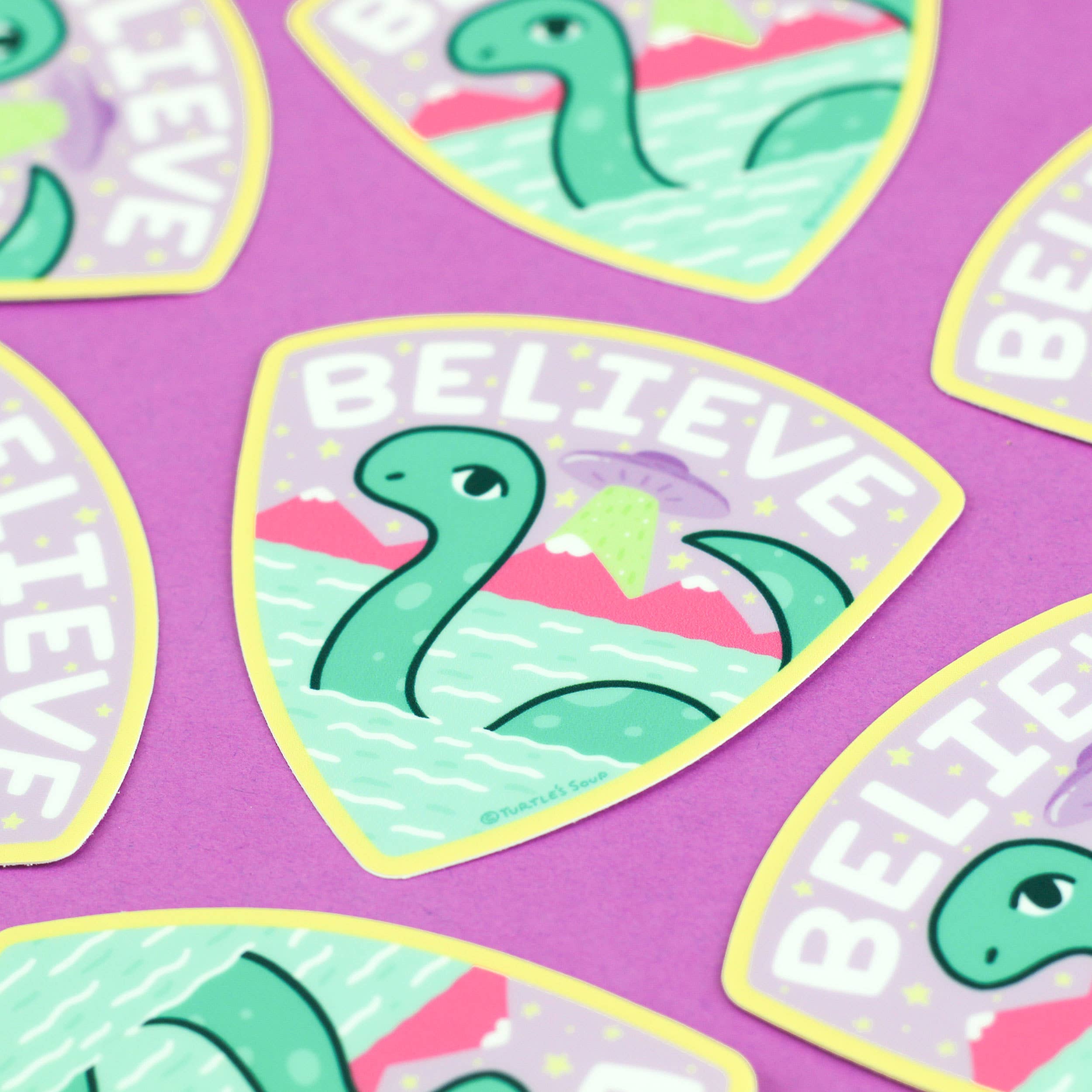 Believe Loch Ness Monster Cryptid Vinyl Sticker