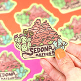 Sedona Arizona Red Rocks Small Town Vinyl Sticker