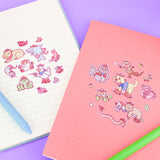Cowboy Critters Cute Western Rodeo Glitter Sticker Sheet